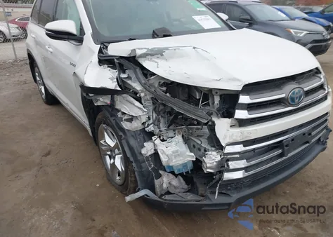 2017 Toyota Highlander Hybrid Limited из США, поврежденный, VIN 5TDDGRFH6HS025492